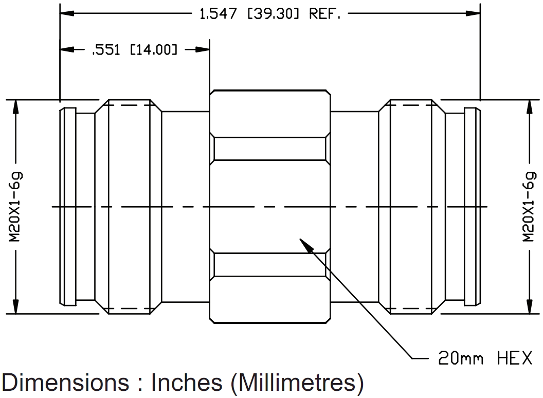 מחבר קונקטור מתאם קואקסיאלי 4.3-10